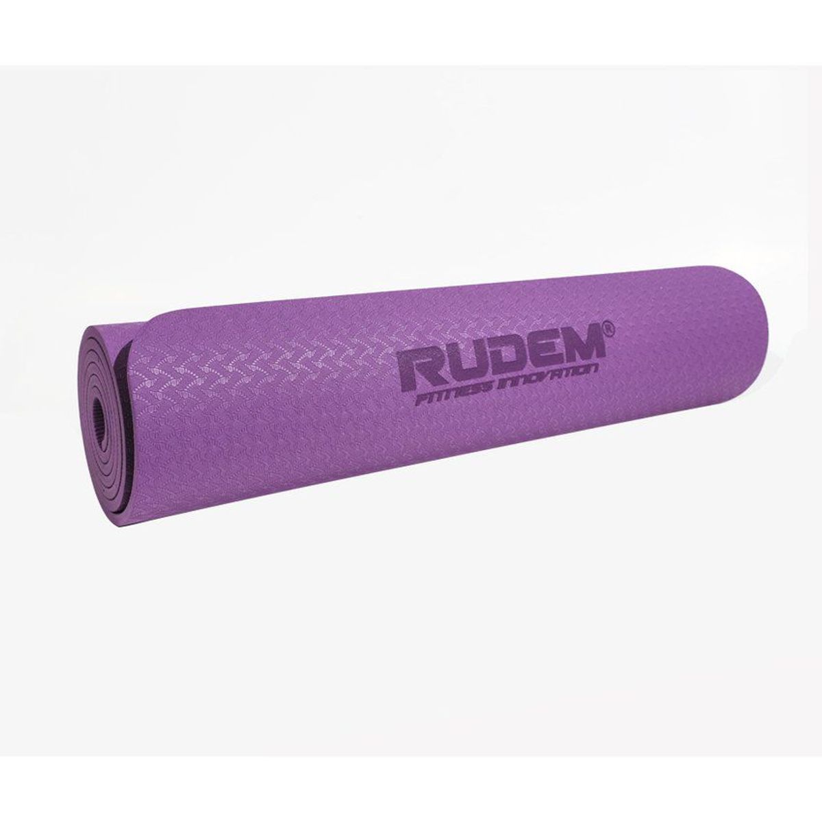 RUDEM FITNESS - Mat de yoga - Rudem fitness morado 8 mm
