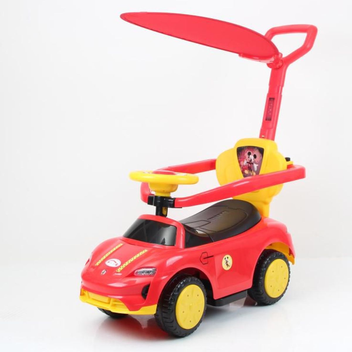 GENERICO - Carrito Buggie Musical con Guiador Rojo Yellow
