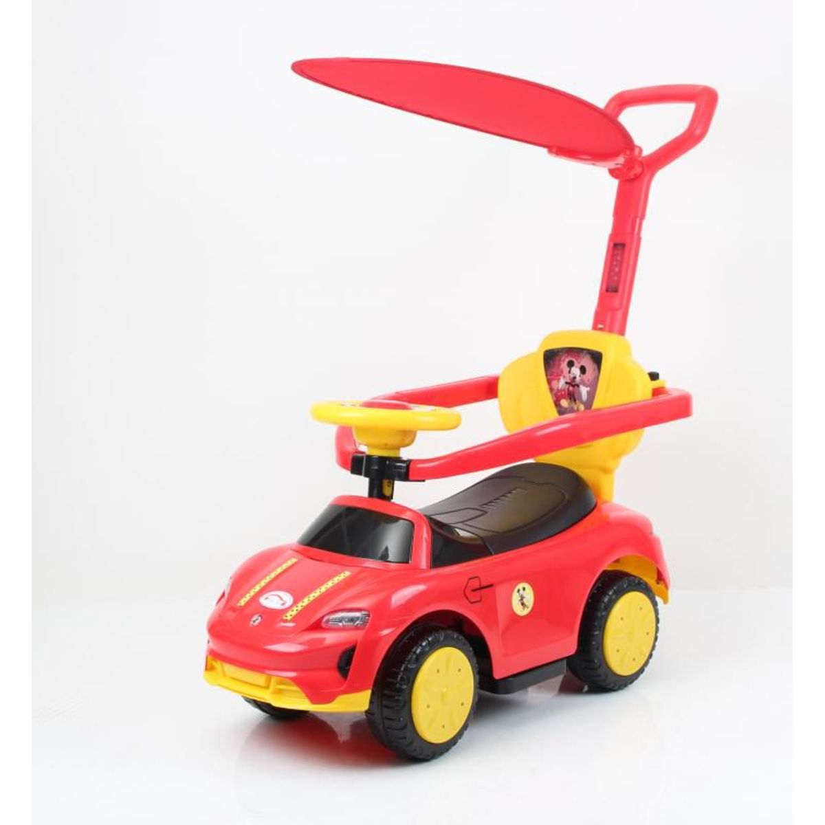 GENERICO - Carrito Buggie Musical con Guiador Rojo Yellow