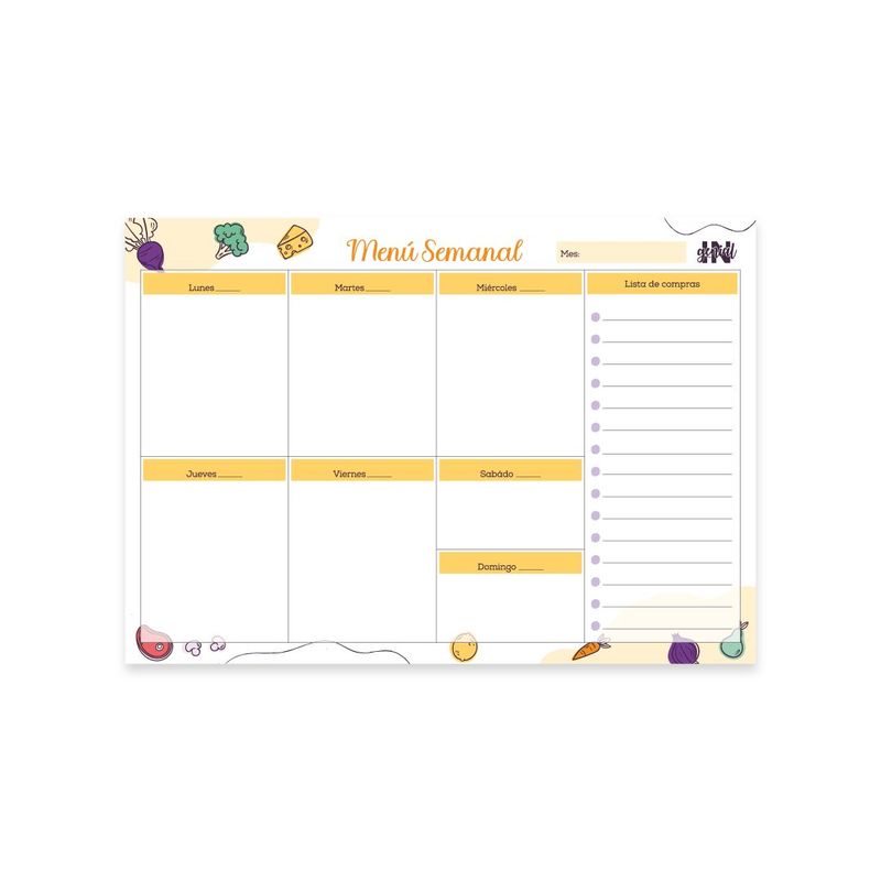 INGENIAL - Planner de comidas Ingenial Frutti