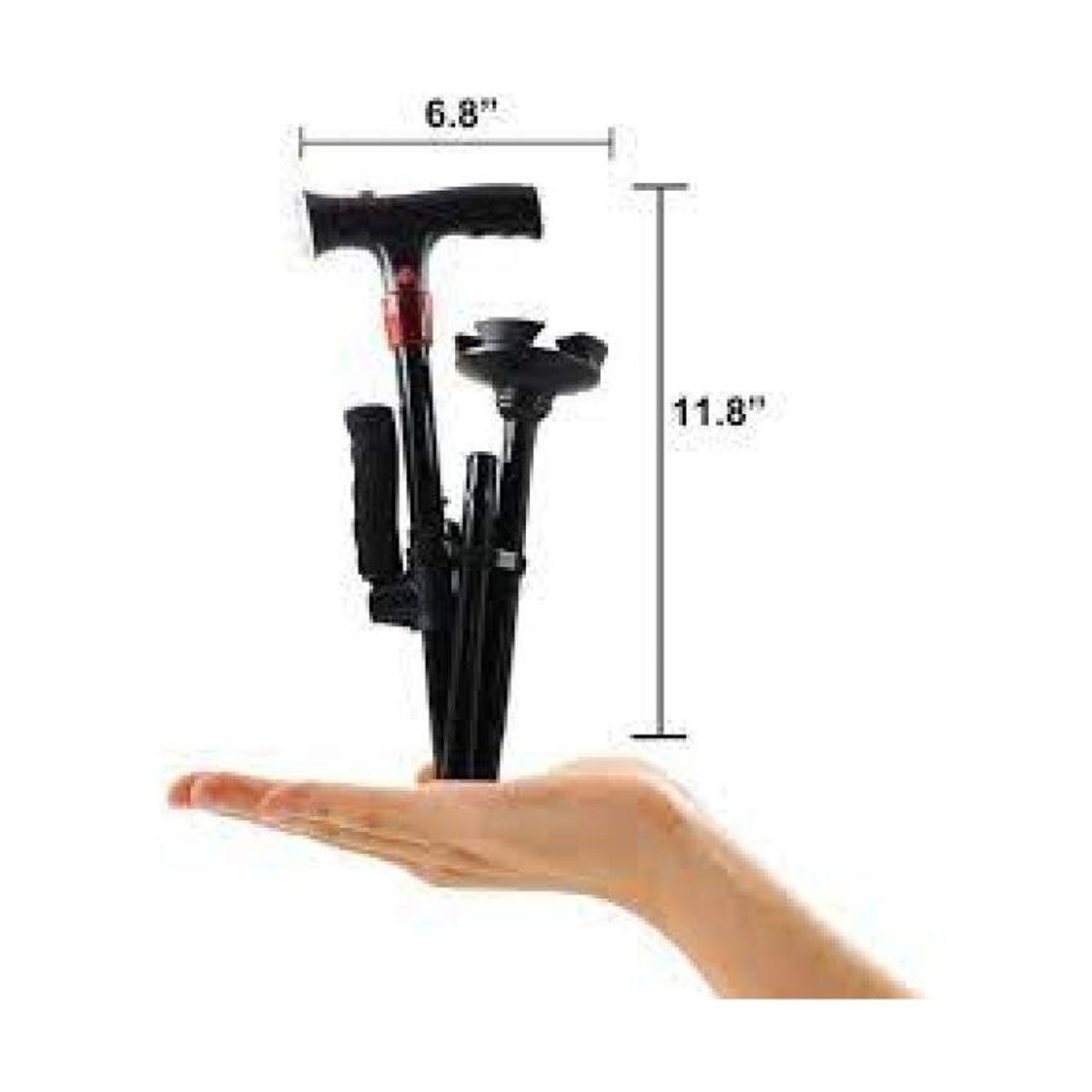 OEM - Bastón plegable ortopédico con luz led