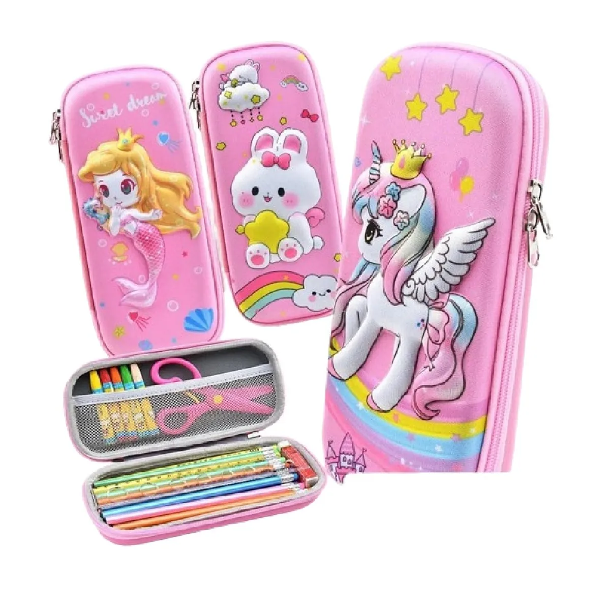 GENERICO - Cartuchera escolar infantil 3d