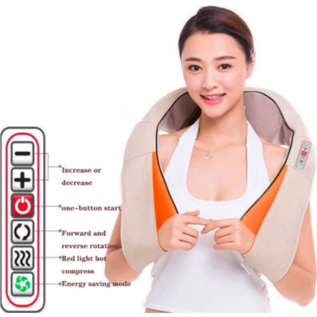 GENERICO - Masajeador infrarrojo de cuello y cuerpo