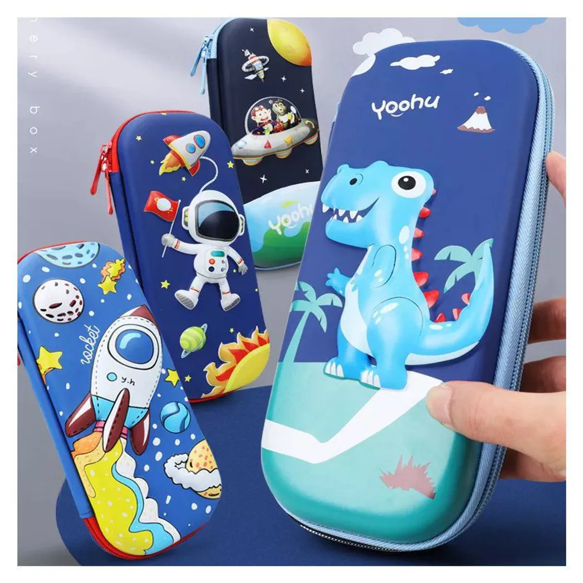 GENERICO - Cartuchera escolar modelo 3d para niños