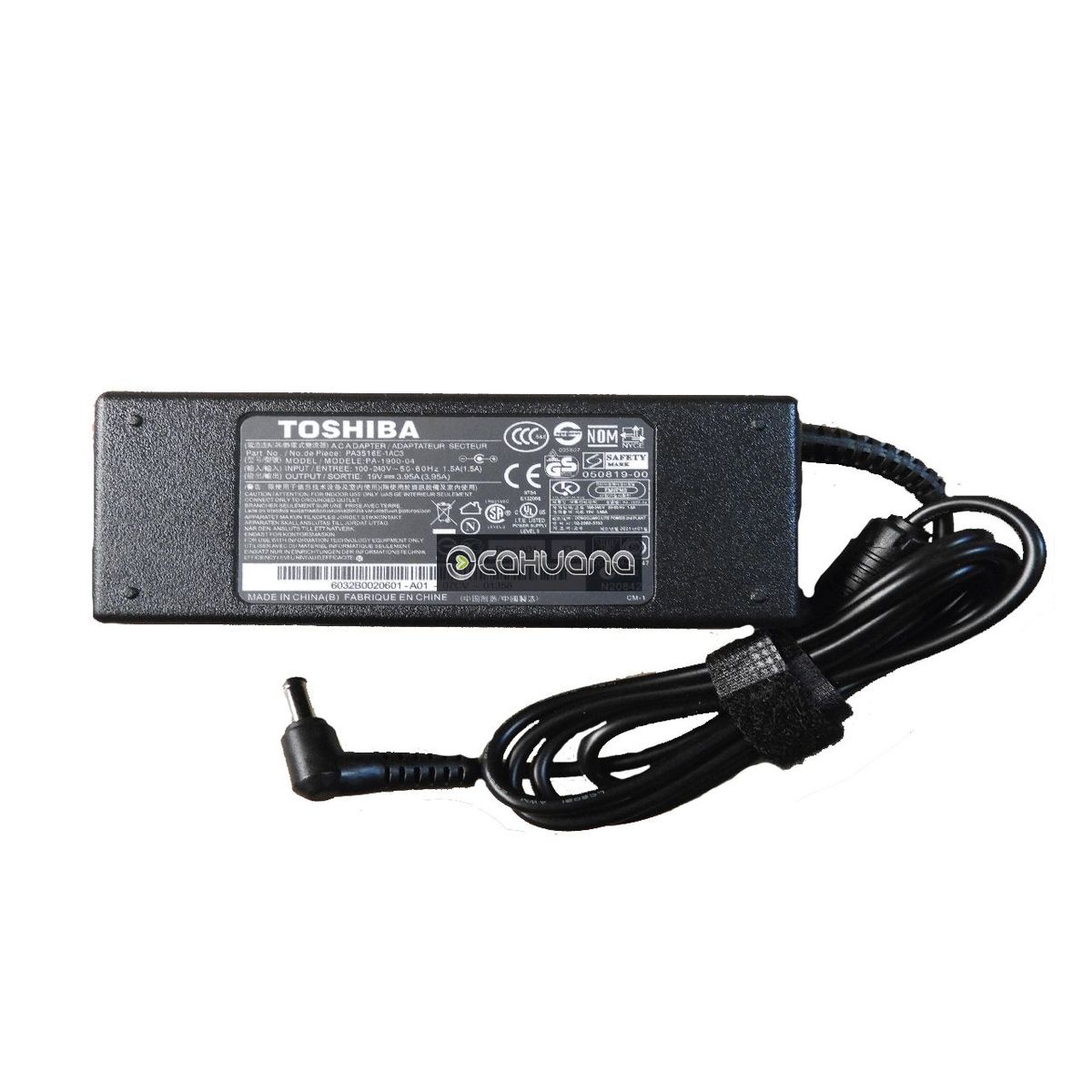 TOSHIBA - CARGADOR PARA TOSHIBA 19V 3,95A 75W 5,5 x 2,5