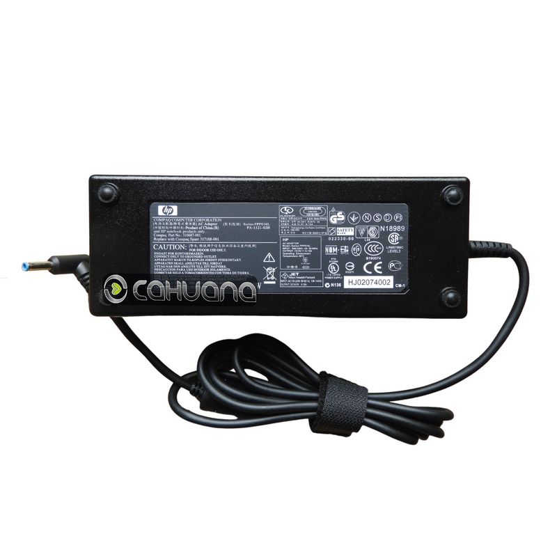 HP - CARGADOR PARA HP 195V 6,15A 120W 4,5 x 3,0 PUNTA CELESTE