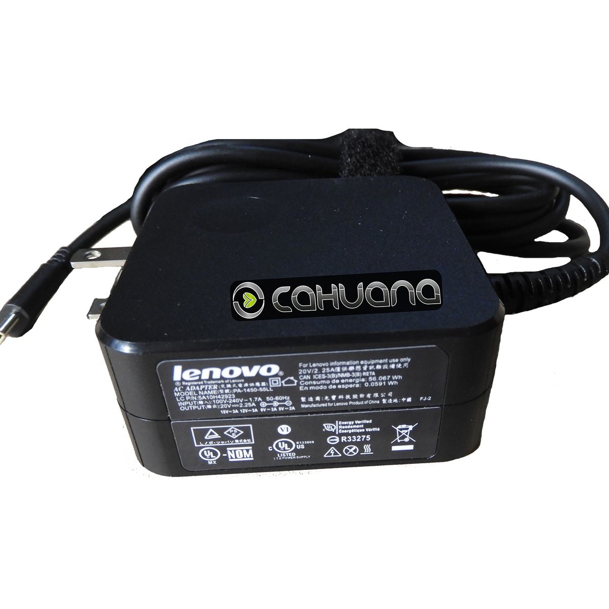 LENOVO - CARGADOR PARA LENOVO 20V 225A 45W TIPO C