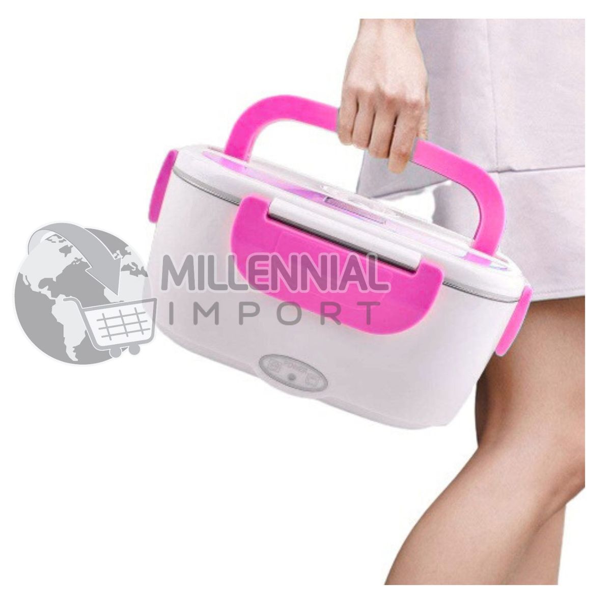 GENERICO - LONCHERA ELECTRICA TAPER PORTACOMIDA 220V