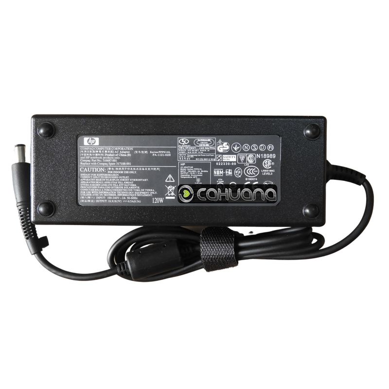HP - CARGADOR PARA HP 18,5V 6,5A 120W 7,4 x 5,0 PUNTA AGUJA
