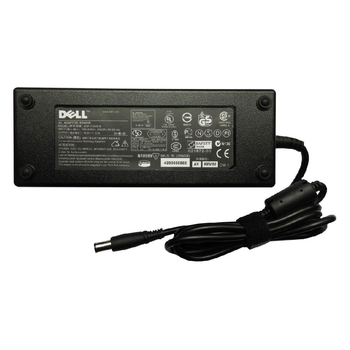 DELL - CARGADOR PARA DELL 19V 6,7A 130W 7,4 x 5,0 PUNTA AGUJA