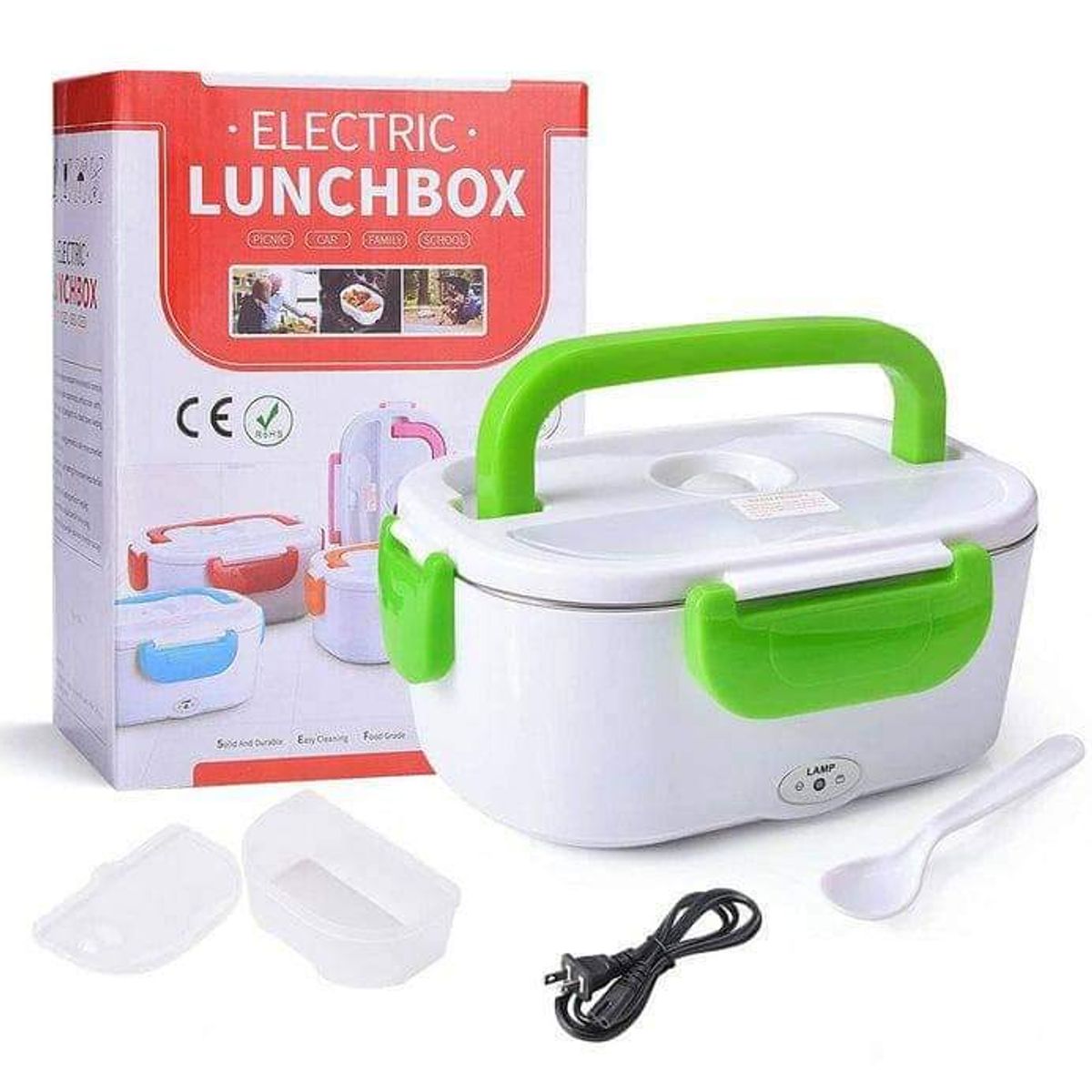 GENERICO - Lonchera Eléctrica portátil para Colegio Trabajo Universidad