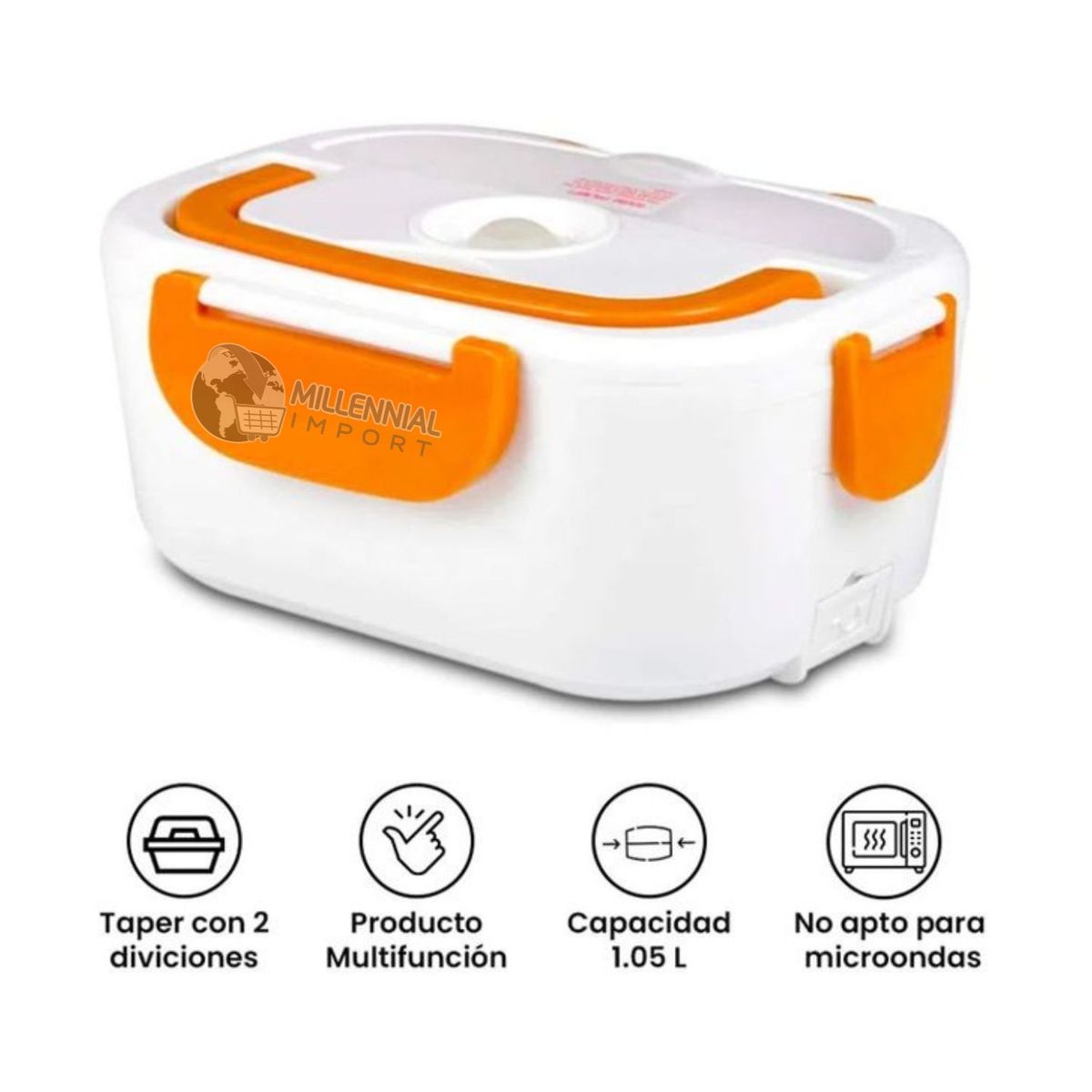 GENERICO - Lonchera eléctrica calentador de comida - portatil