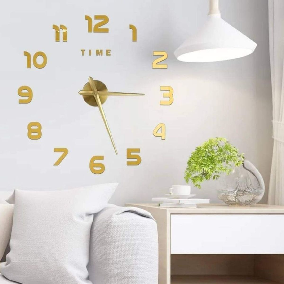 GENERICO - Reloj 3D Grande Modelo Europeo con Relieve Sala - Cocina - Comedor