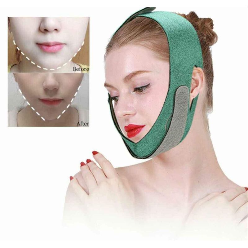 GENERICO - Faja Reductora De Papada Reductora Facial Cara Mentonera