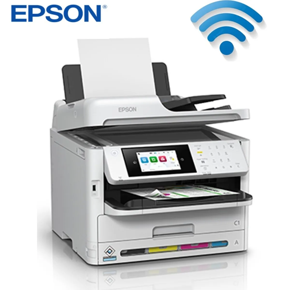 EPSON - Impresora Epson WorkForce Pro WF-C5810 ImprimeEscaneaCopiaFaxLANWiFi