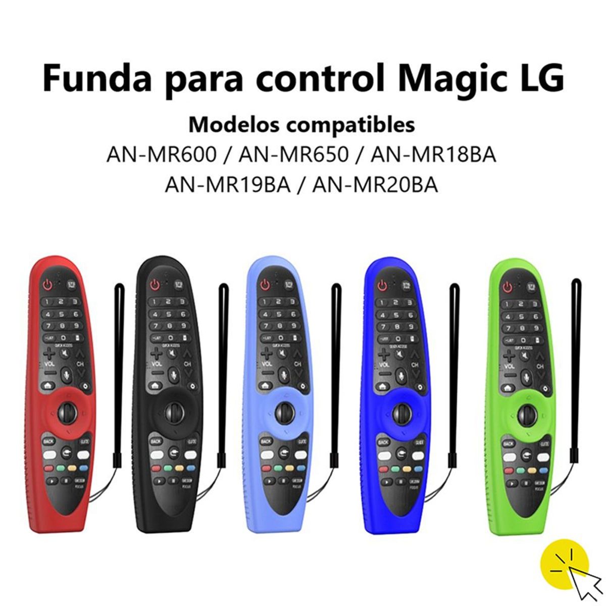 GENERICO - Funda Case de silicona para control Magic LG - VERDE