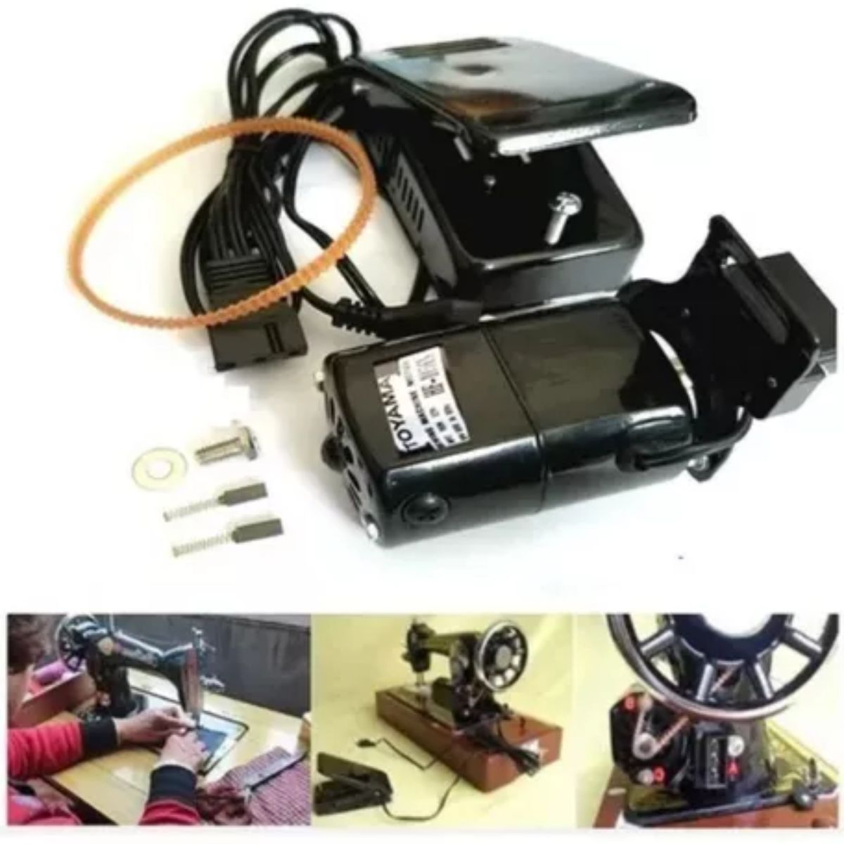 GENERICO - Motor Y Pedal Toyama Singer Para Maquina De Coser Domestica