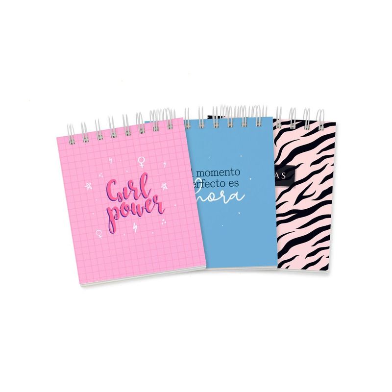 INGENIAL - Set de libretas Ingenial Girlpower 3 unds.
