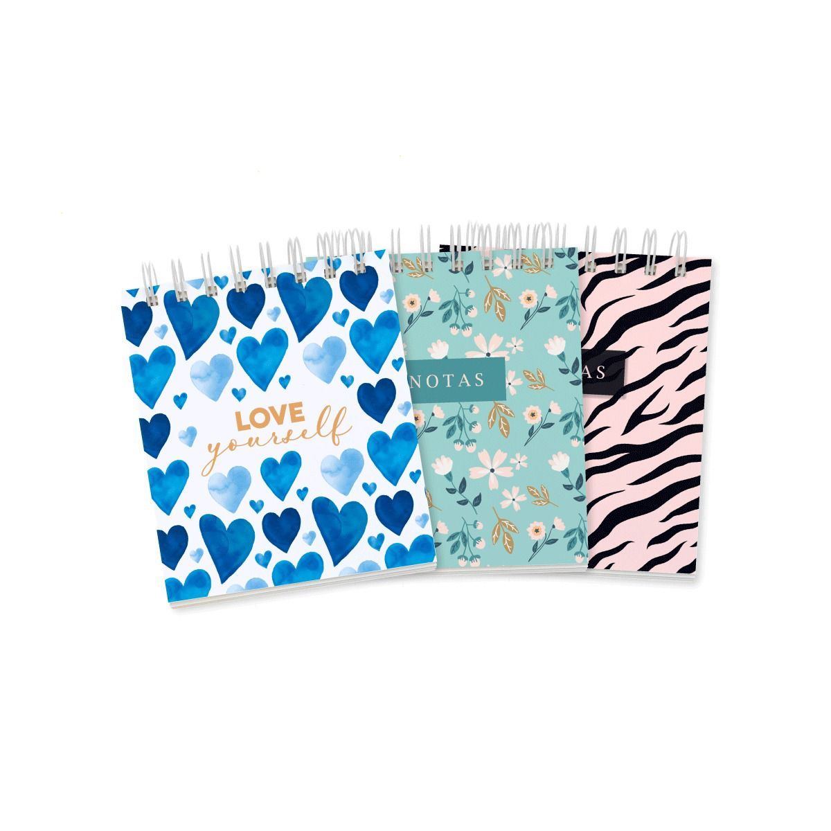 INGENIAL - Set de libretas Ingenial Love yourself x 3 unds.