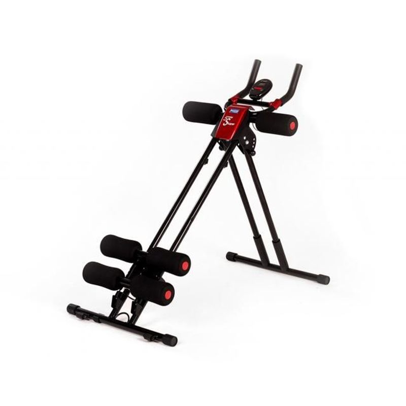 RISUTIMPORT - Máquina Abdominales Moldeador 5 Niveles + Contador Digital