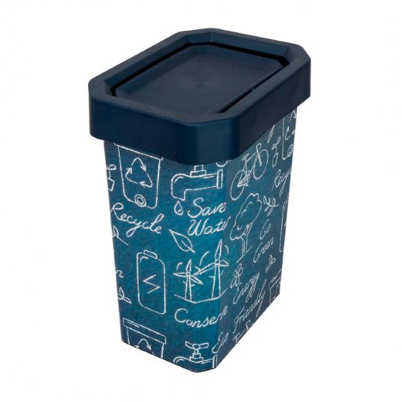 DISA SOLUCIONES ECOEFICIENTES - PAPELERA VAIVEN 26 LTS PIZARRA