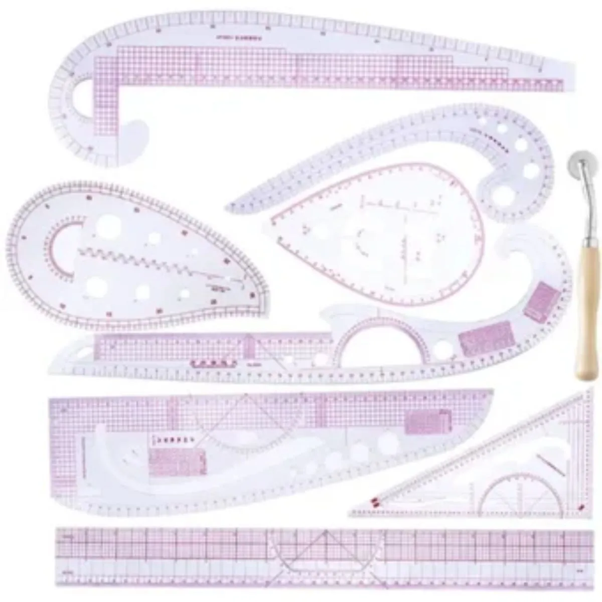 GENERICO - Reglas Profesionales Patchwork Sastre Quilting Francesa