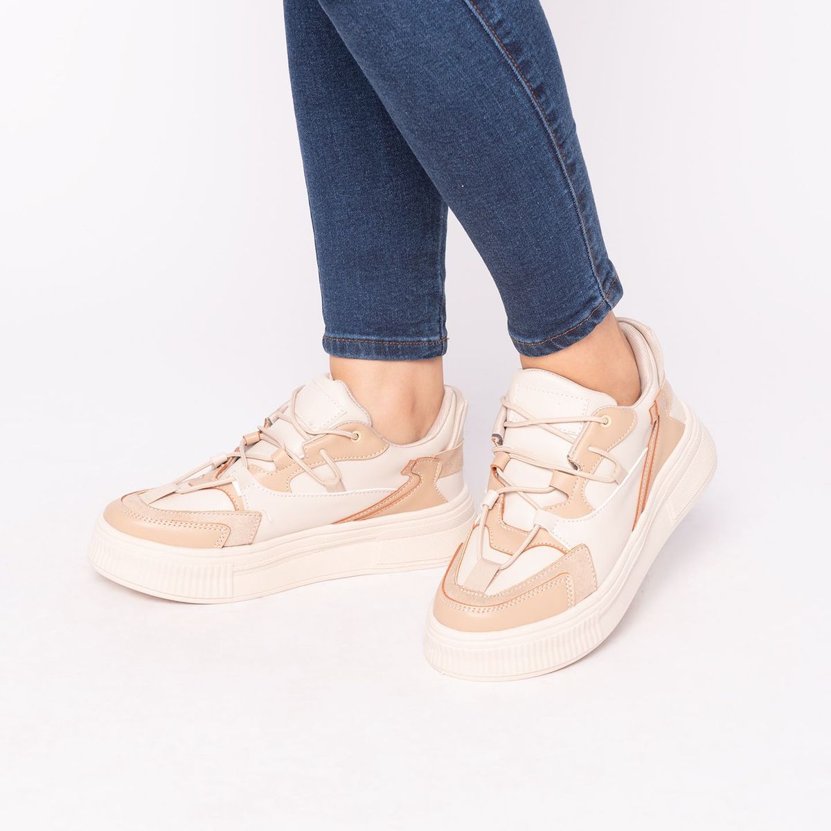 NEBULA - Zapatilla Mons - Beige