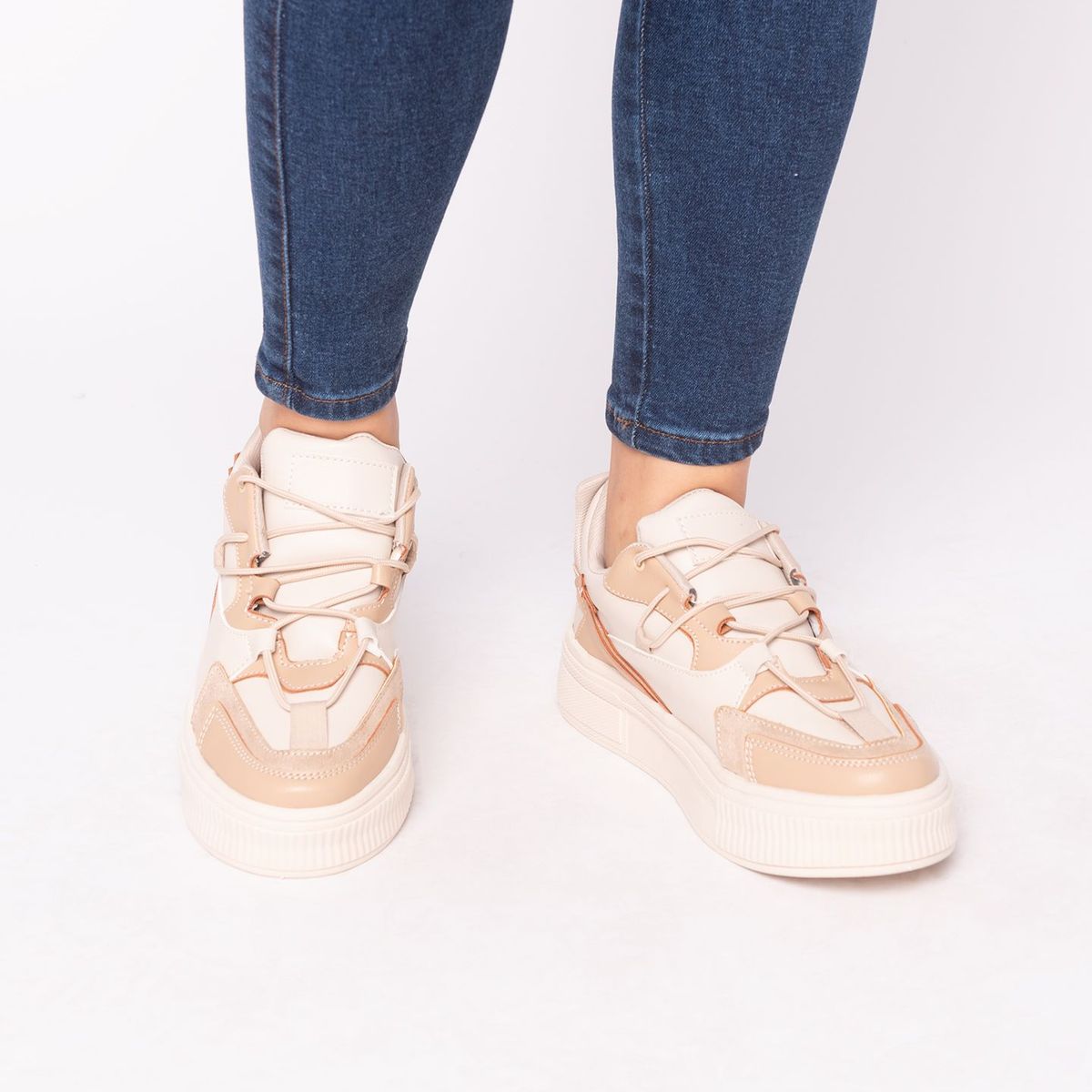 NEBULA - Zapatilla Mons - Beige