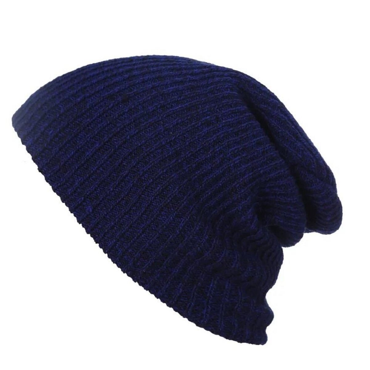 KAST PE - Beanie Clásico gorro chullo Jaspeado Azul Unisex