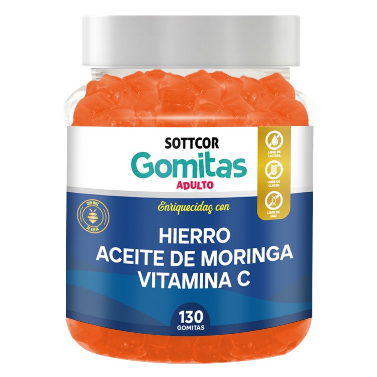 GENERICO - Hierro Para Adultos Gomitas Sottcor 100Gr Chicle