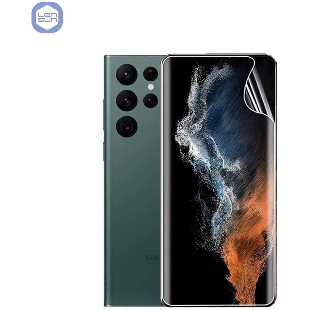 LENSUN - Mica Hidrogel Lensun para Pantalla Samsung Galaxy S23 Ultra