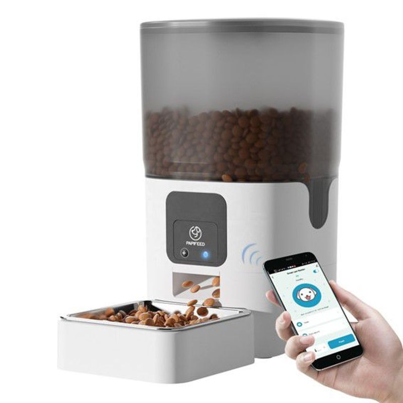 TECH CARE - Comedero Smart De Mascotas Con App AlexaTuya Y Google Home