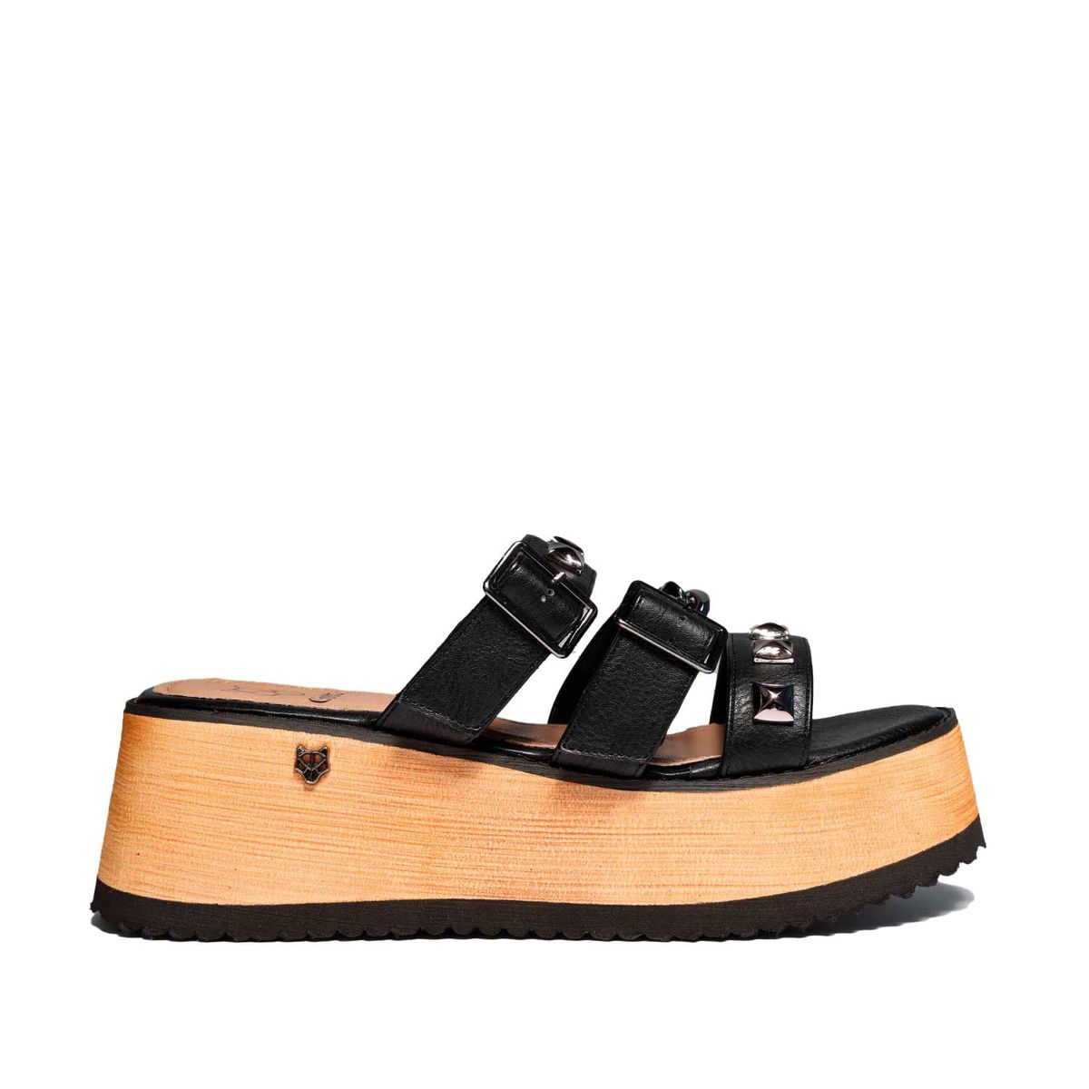 GOTTA - Sandalia Plataforma Negra Mujer 15282 Gotta