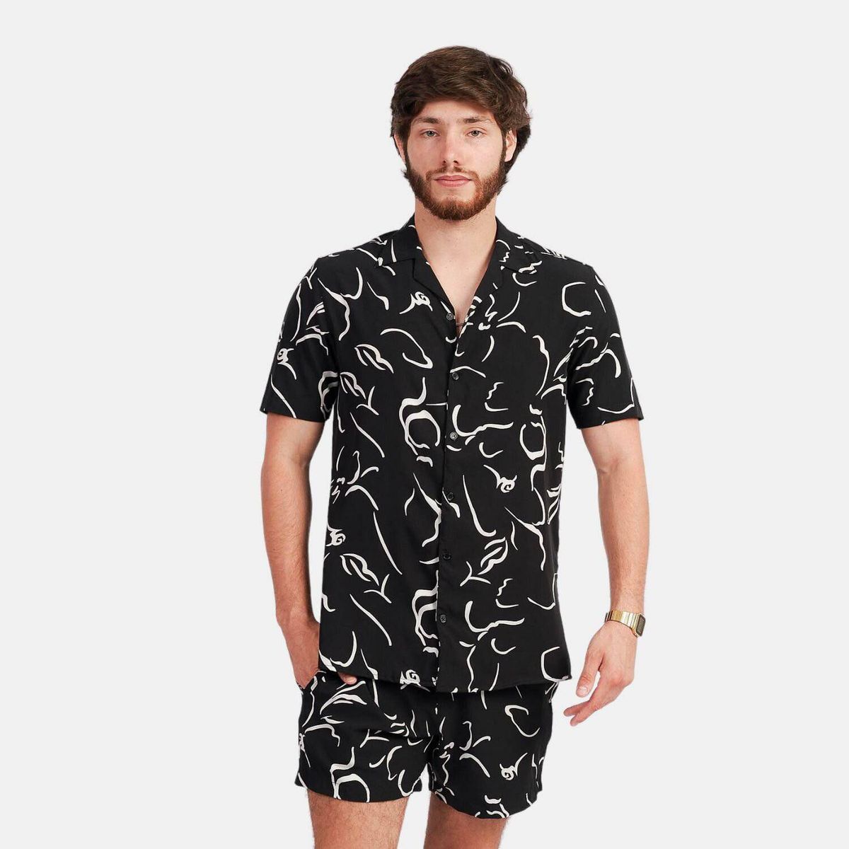 SAN COSME - Camisa manga corta hombre