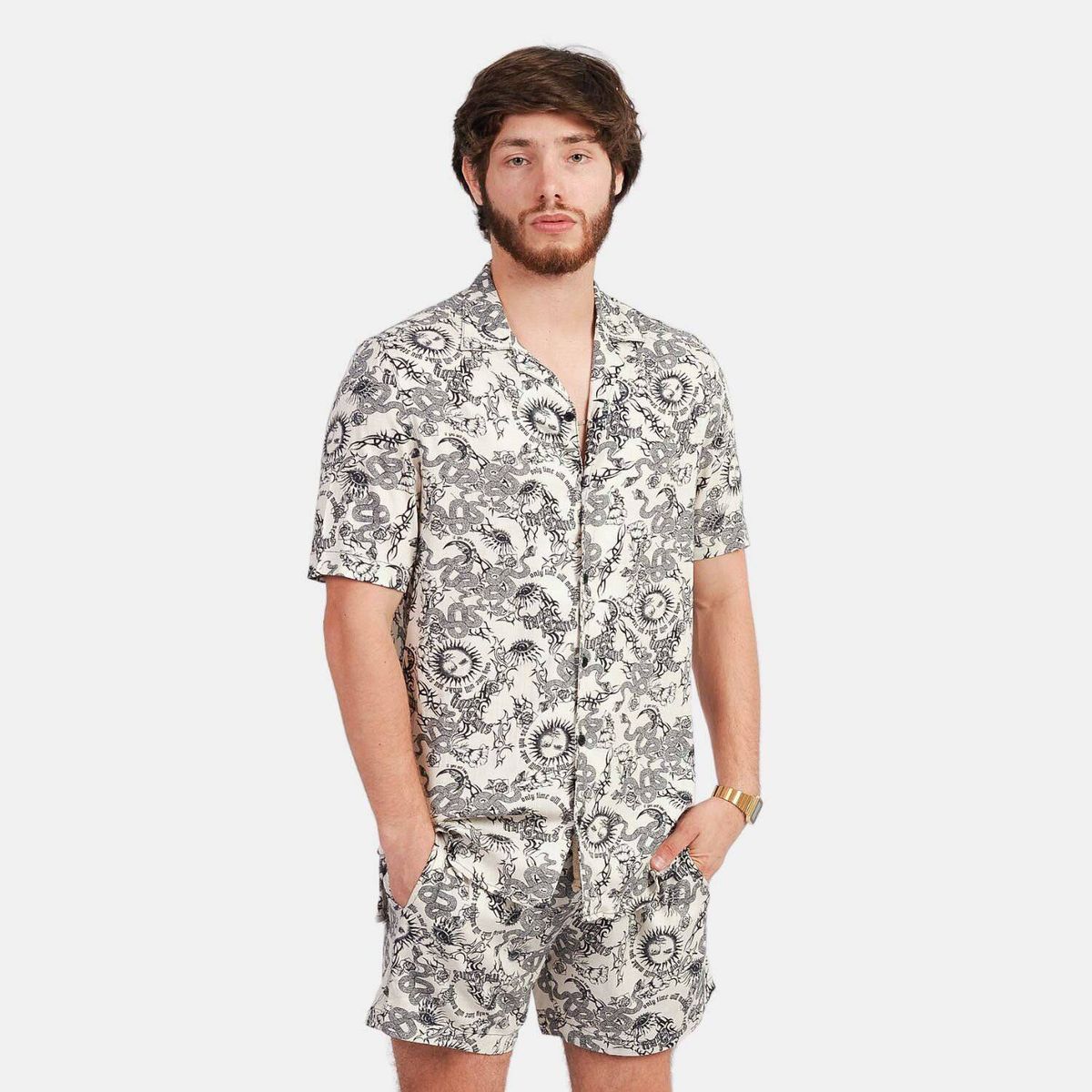 SAN COSME - Camisa manga corta hombre