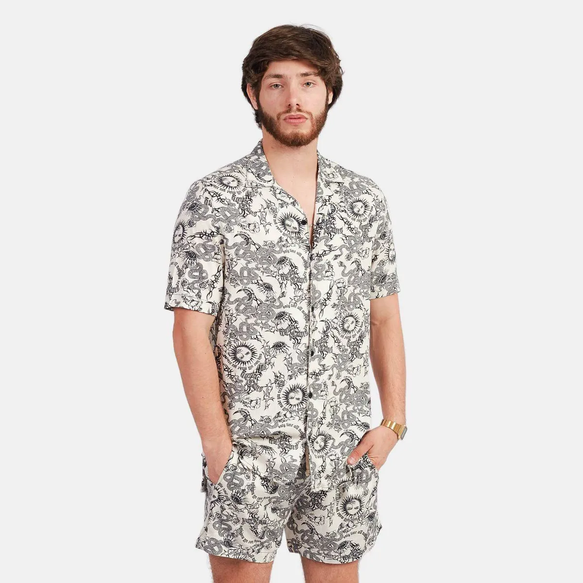 SAN COSME - Camisa manga corta hombre