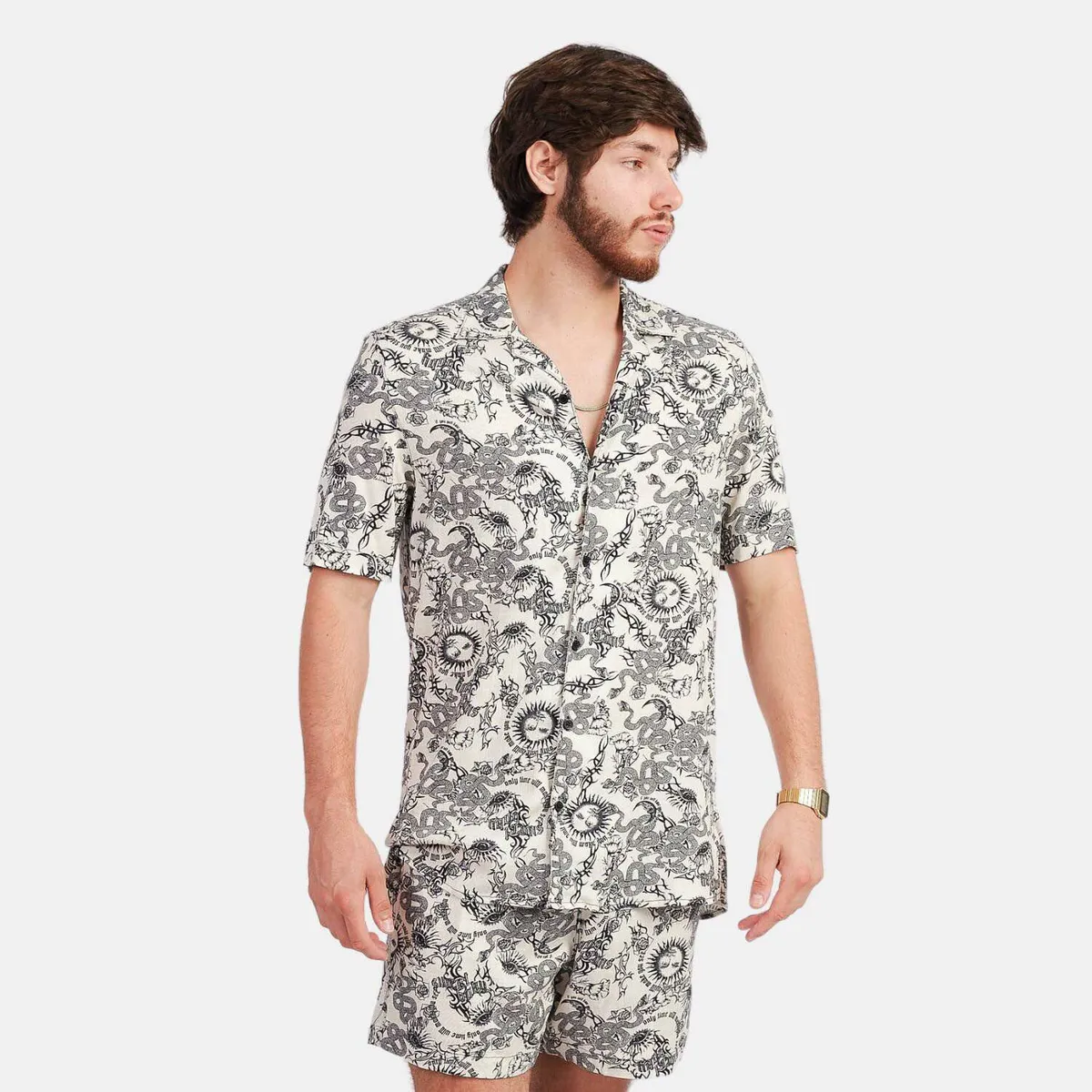 SAN COSME - Camisa manga corta hombre