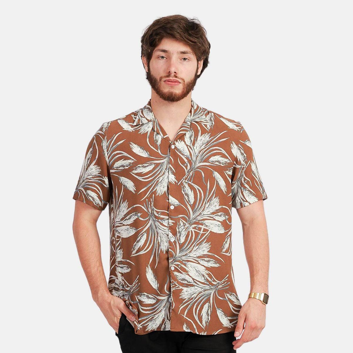 SAN COSME - Camisa manga corta hombre