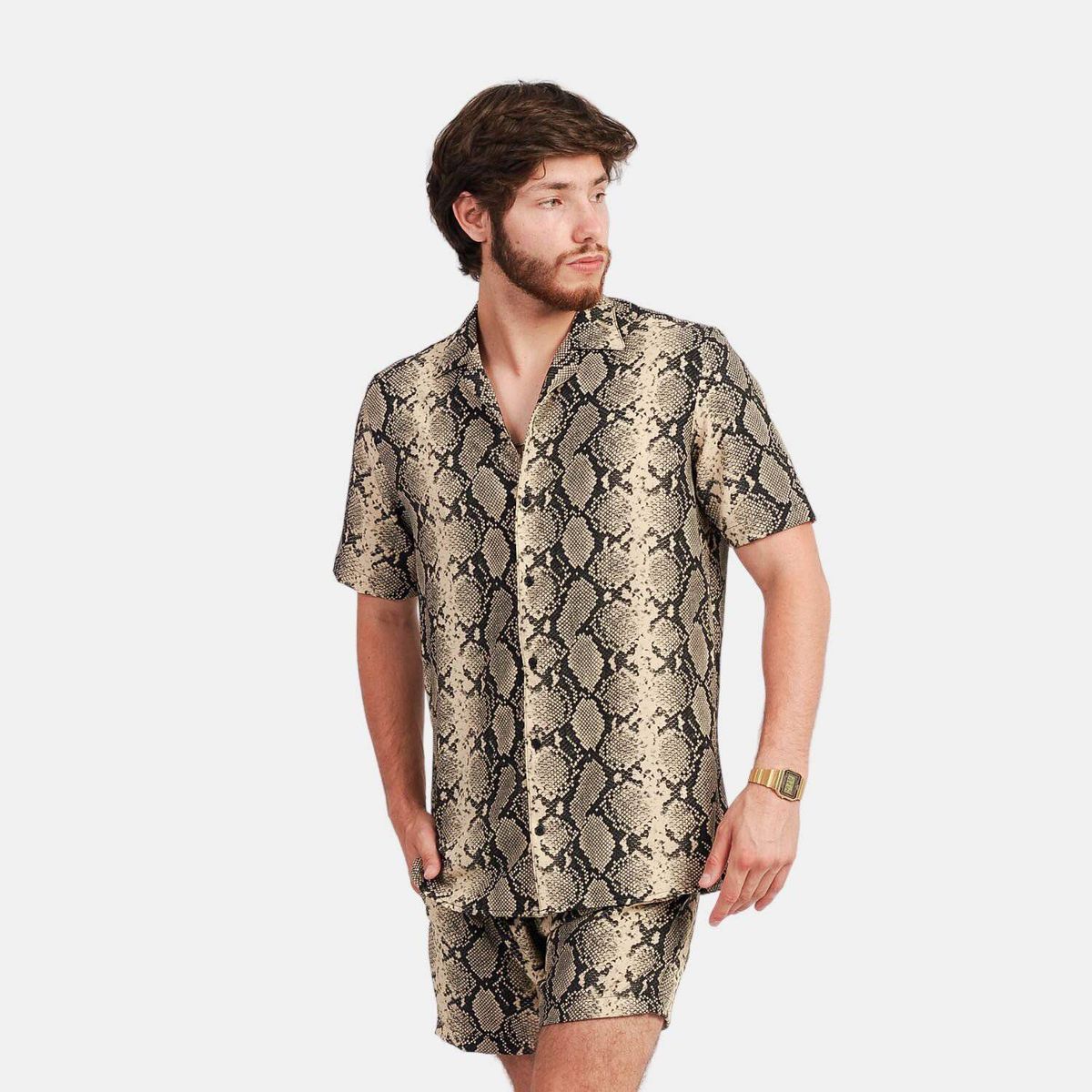 SAN COSME - Camisa manga corta hombre