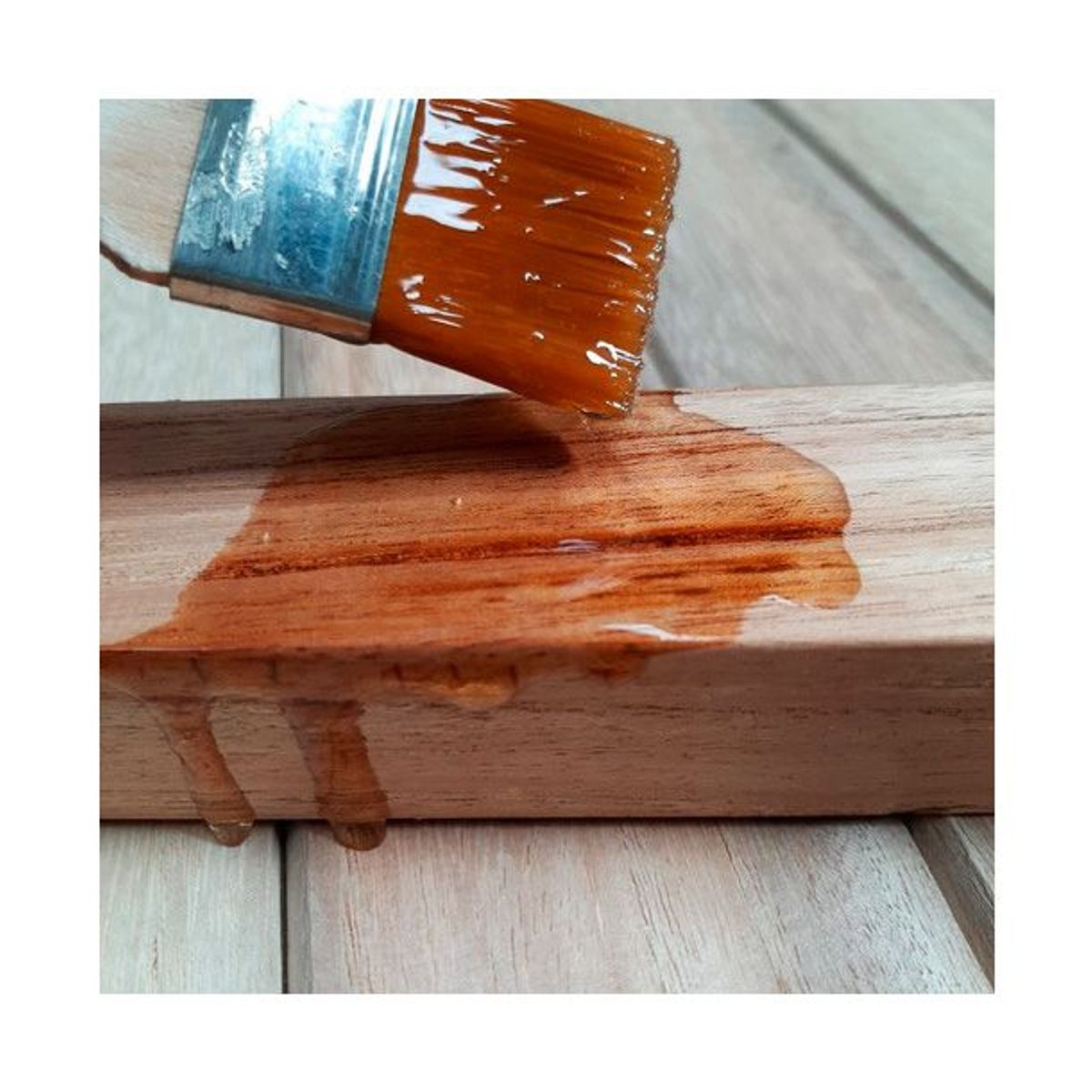 RUST OLEUM - VARATHANE ACEITE DE TECA SATINADO 1 GALÓN