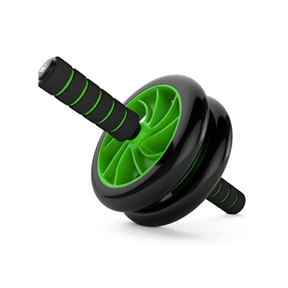 RISUTIMPORT - Rueda abdominales two verd resistente + tapete