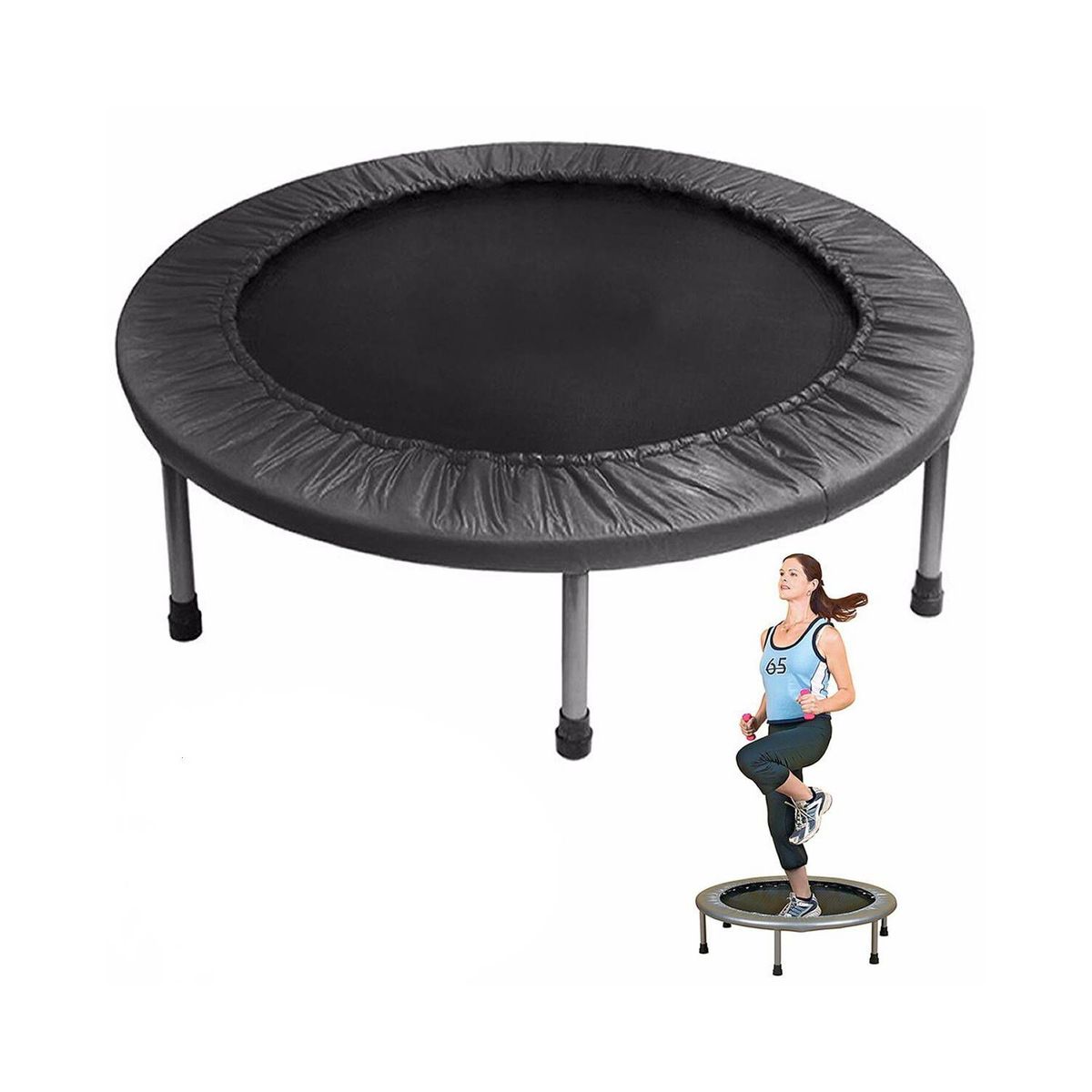 RISUTIMPORT - Trampolín saltarín aerobico gimnasio resistente