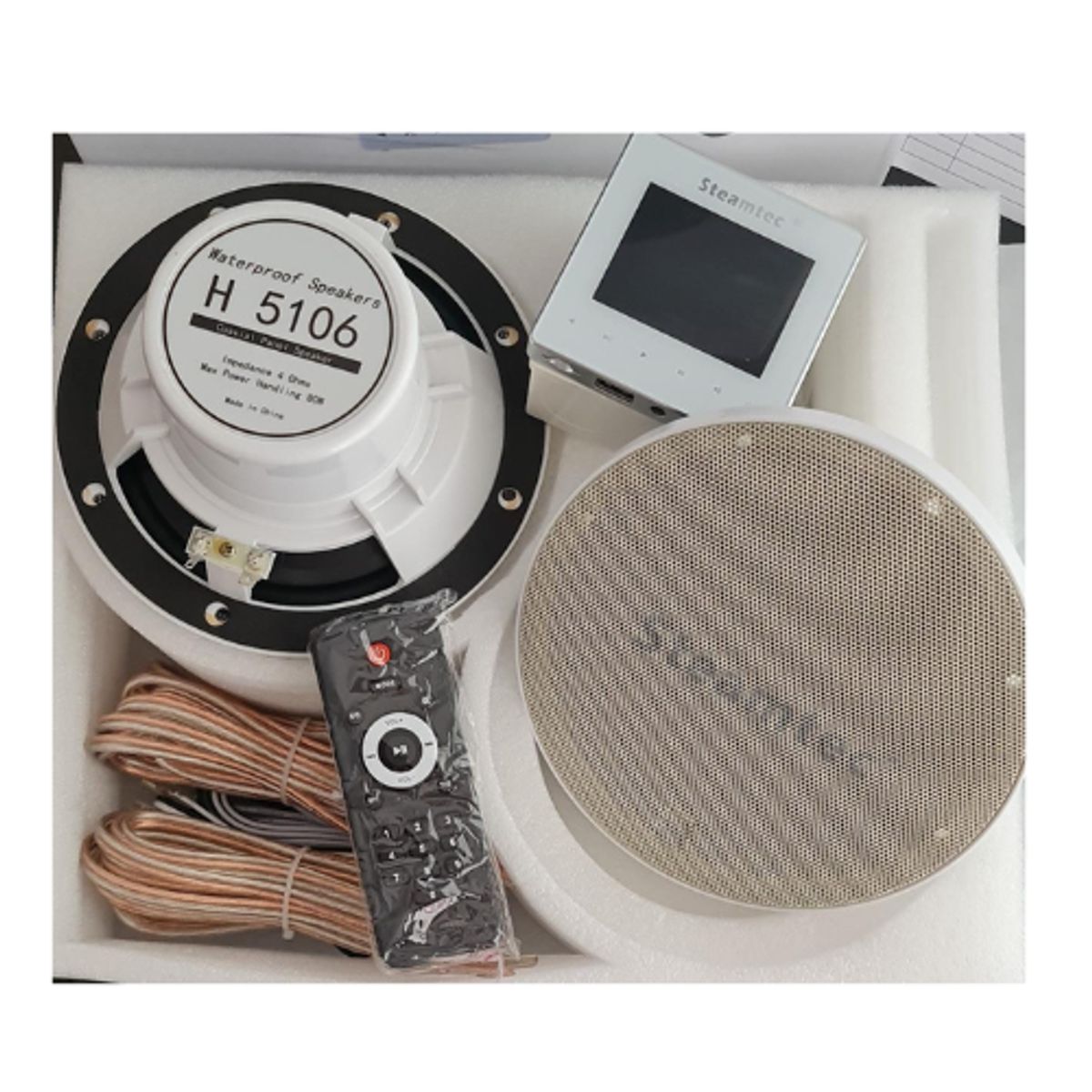 GENERICO - Parlantes Bluetooth para saunas.