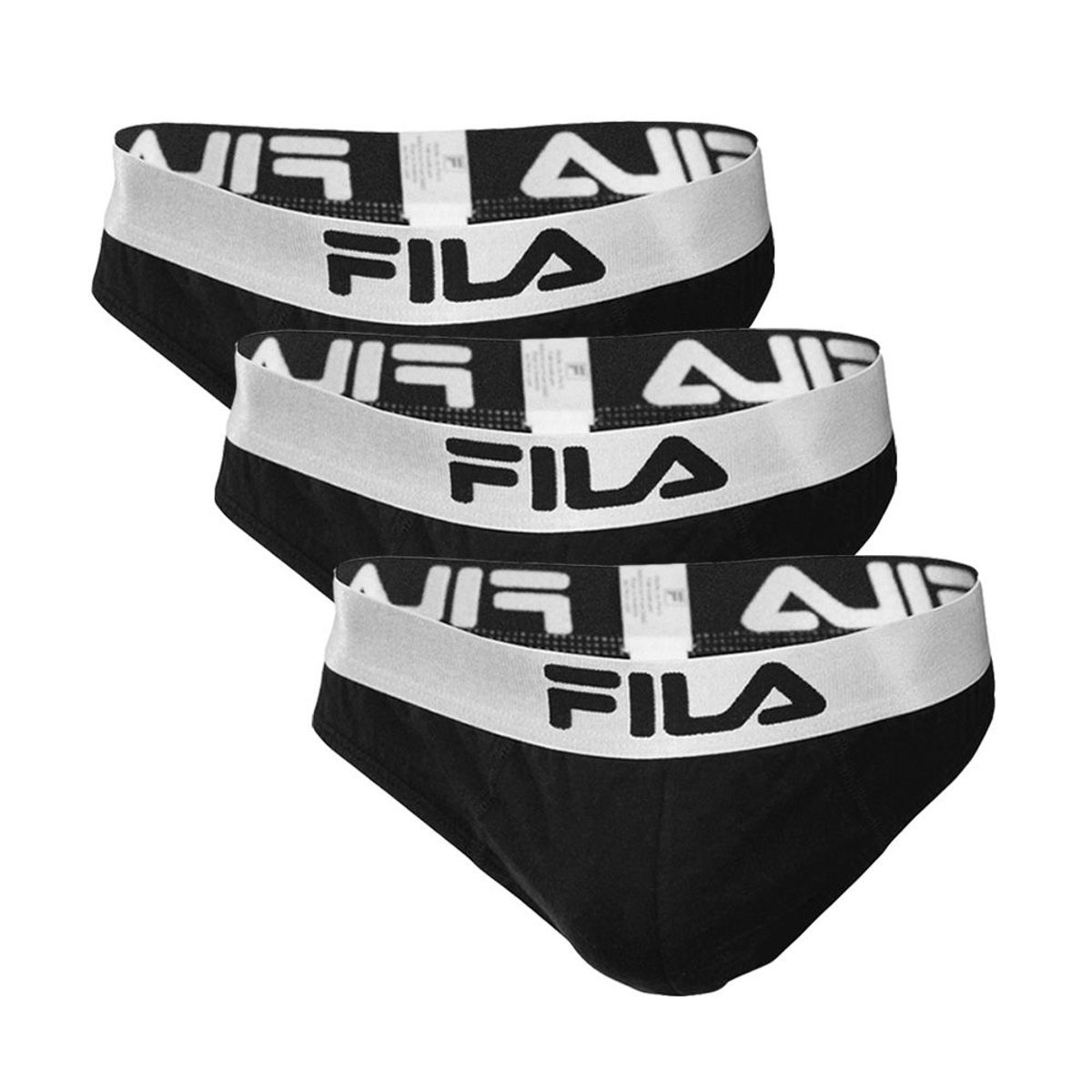 FILA - Pack x3 Trusa Fila Hombre Negro