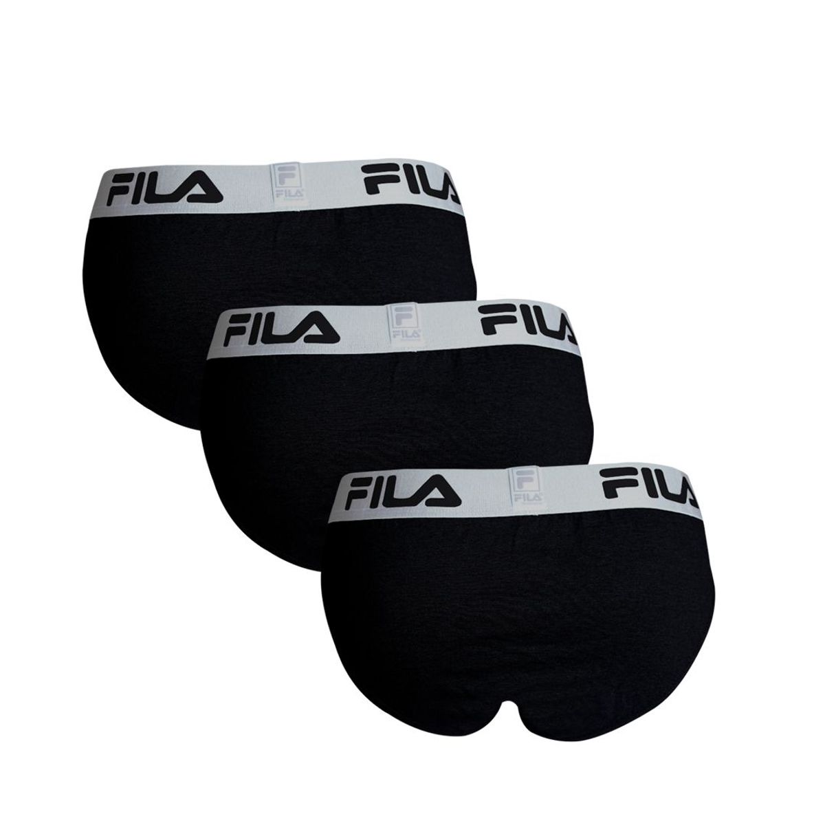 FILA - Pack x3 Trusa Fila Hombre Negro