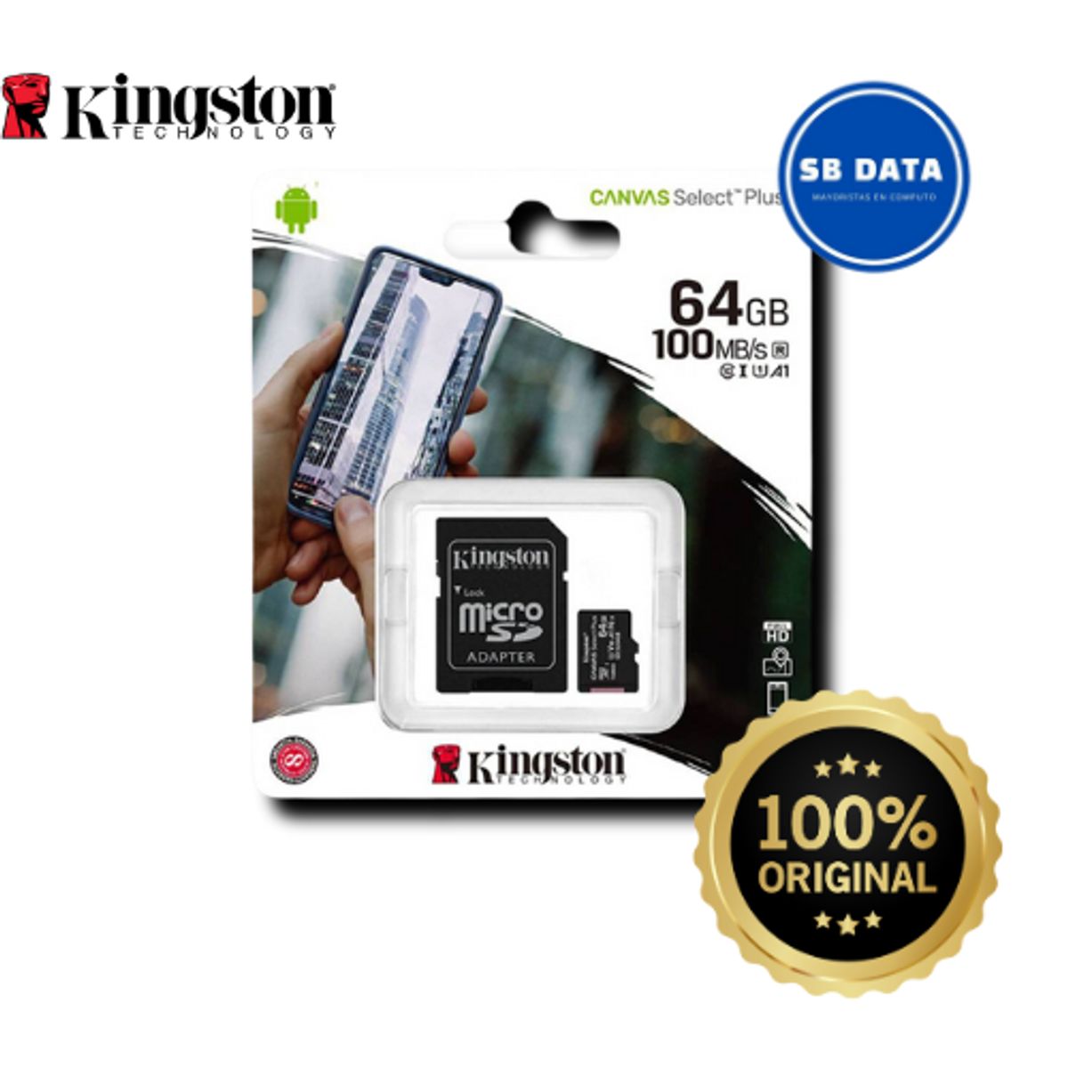 KINGSTON - MEMORIA MICRO SD 64GB KINGSTON