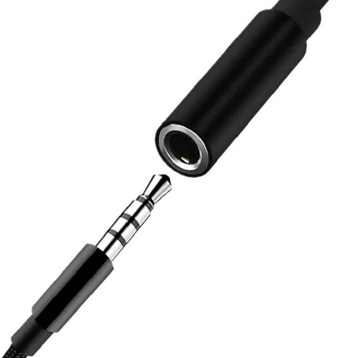 GENERICO - Adaptador para Samsung Tipo c a Jack Audio 35mm negro