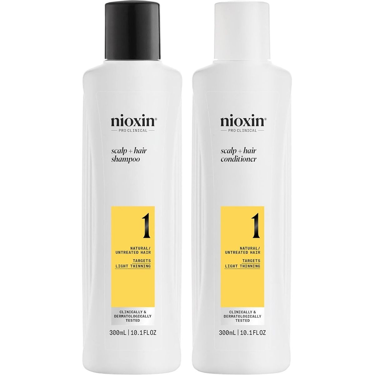 NIOXIN - Nioxin-1 Shampoo Densificador + Acondicionador para Cabello Natural