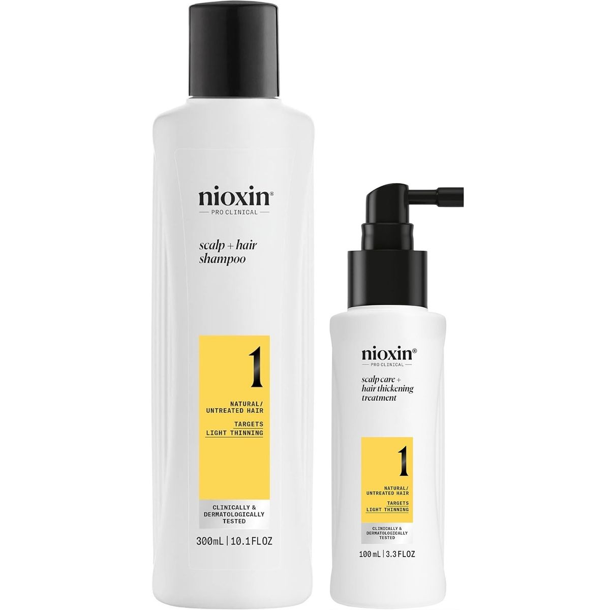 NIOXIN - Nioxin-1 Shampoo Densificador + Loción Capilar para Cabello Natural