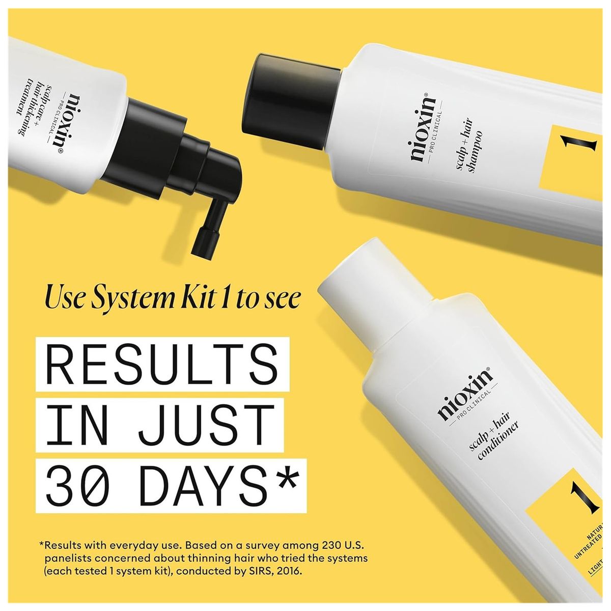 NIOXIN - Nioxin-1 Tratamiento Densificador para Cabello Natural 300ml